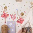 thumbnail image 3 of Un conjunto de pegatinas de pared para chicas bailarinas, película adhesiva decorativa, decoración Mural para dormitorio, cocina y sala de estar, 3 of 4