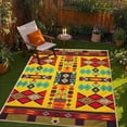 thumbnail image 5 of 5'x7' carpet rug cute carpet kitchen area rug natural area rug vintage area rug, 5 of 10