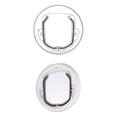 thumbnail image 1 of Puerta con solapa para perro mascota, 2 uds., de 4 vías, puerta para perros, suministros para mascotas Yinane Puerta para gatos, 1 of 8