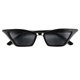 thumbnail image 1 of Moda Vintage Gafas De Sol Lente De Espejo Marco De Pc Gafas De Ojo De Gato Protección Uv 400 Mujer Cateissary VI009037-01, 1 of 6