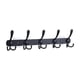 thumbnail image 5 of Gancho de pared impermeable, resistente, decorativo, de acero inoxidable para baño. Negro, 5 of 9