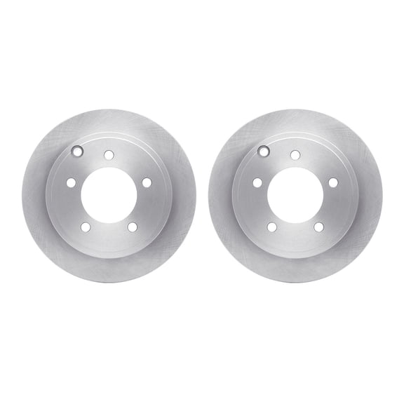 Dynamic Friction Company Rear Brake Rotors 6002-39022