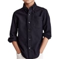thumbnail image 2 of Long Sleeved Boys Casual Blouse Kids Turn-Down Collar Button Down Tops, 2 of 5