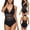 Black, variant on Summer Clearance! Feltree Swimsuit For Women Women Push Up Bandage Padded One Piece Bathing Suit Bikini Set Swimwear Swimsuit