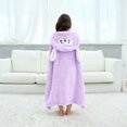 thumbnail image 5 of LIIPEE Cartoon Hooded Bathrobes For Boys Warm Comfortable Cover Up Robes Kids Cute Loose Breathable Bath Towel Robe,5-10 Years, 5 of 6