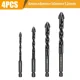 thumbnail image 1 of Juego de 4 brocas de carburo para cerámica y vidrio (6-12mm) - Alta resistencia y durabilidad para perforar azulejos, granito y concreto fácilmente, 1 of 6
