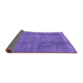 thumbnail image 2 of Ahgly Company Indoor Round Oriental Purple Industrial Area Rugs, 6' Round, 2 of 4