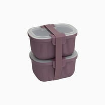 Mainstays Food Storage Container, 2PK, Purple