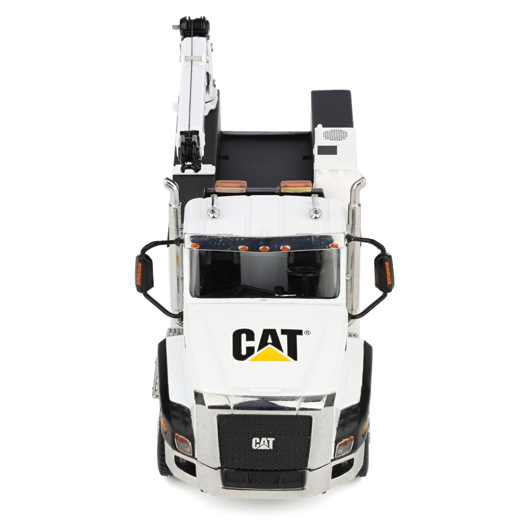 CAT Caterpillar CT660 Auto-Crane Titan 85 Truck w/Miller EnPak White 1/50 Scale Diecast Model by Diecast Masters
