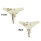 thumbnail image 3 of Balery New York Tangas de Algodón para Mujer con Estampado – Ropa Interior Sexy, Transpirable, G-string-X-Large, 3 of 6