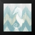 thumbnail image 2 of Edwins, Hugo 15x15 Black Modern Framed Museum Art Print Titled - Chevron Sea Creature II, 2 of 5