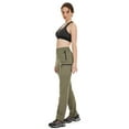 thumbnail image 4 of Wespornow Womens Quick Dry Zip Off Convertible Hiking Pants with 5 Pockets Camping Travel Safari Khaki XL, 4 of 7