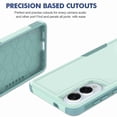 thumbnail image 4 of Dteck Phone Case for Samsung Galaxy S25 Edge, Shockproof Rugged PC Hard Shell Protection TPU Soft Shell Cushioning for Samsung Galaxy S25 Edge 5G Non-Slip Double Layer Protection Cover, Mint, 4 of 5