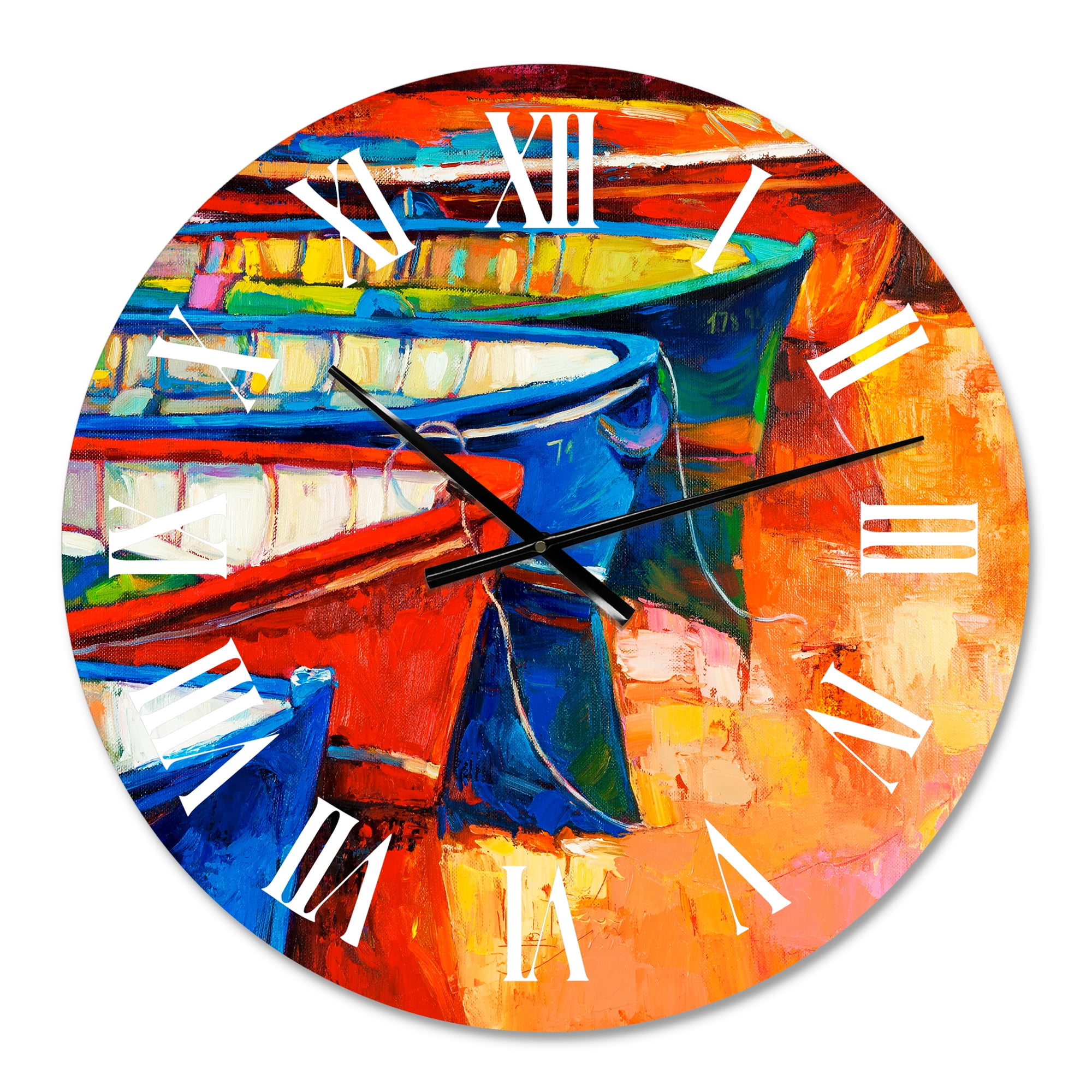 Designart 1 in Coastal Wall Clock