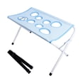 thumbnail image 4 of Pet Grooming Hammock with Foldable Iron Stand, 60x33x40cm | Dog Bath Stand for Small Dogs and Cats, Mesh Grooming Table with Safety Strap for Nail Trimming, Bathing, Grooming & Pet Care Gray, 4 of 8