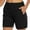 Black, variant on YYDGH Womens Cargo Shorts Resistant Twill Bermuda Shorts Lightweight Quick Dry Zipper Pockets High Waisted Work Golf Hiking Shorts