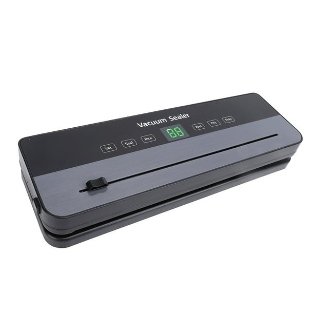 Sellador Al Vacío Automático, Máquina De Sellado Compacta Con Tecnología De Bomba Potente Para Almacenamiento De Alimentos Con Varilla De Corte, Pantalla LED