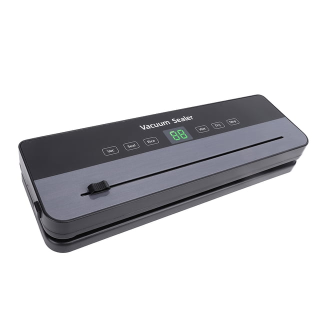 Sellador Al Vacío Automático, Máquina De Sellado Compacta Con Tecnología De Bomba Potente Para Almacenamiento De Alimentos Con Varilla De Corte, Pantalla LED