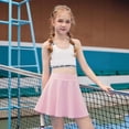 thumbnail image 2 of XINXIAOO Kids Girls Pleated Skirt Skirt School A-Line Flowy Outfit Girls Pink Skirts Size 3-4 Years, 2 of 5