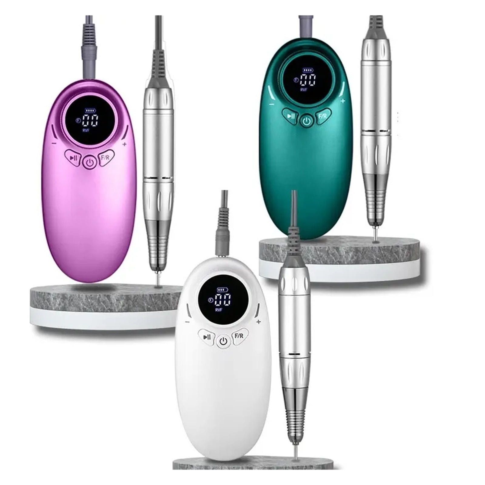 35000RPM Coreless Motor Cordless Electric Nail Drill Machine, Portable Rechargeable Nail Art Electric Manicure Nail Drill ,Low Noise