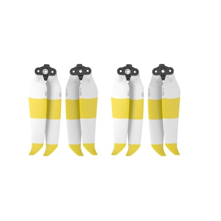 LightWeight Low Noise Propeller Double-Sided Color Propeller Wing Fans Drone Paddle Wing Accessories YELLOW