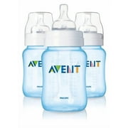 Philips Avent Classic Baby Bottle, Blue, 9 Ounce, 3 Pack