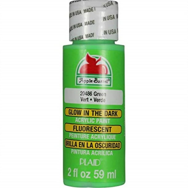 Apple Barrel Glow-In-The-Dark Acrylic Paint (2 Ounce ...