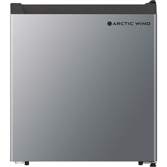 Arctic Wind New Standard 17.5 in W 1.6-Cu. ft. Energy Star Compact Refrigerator with Freezer, Silver