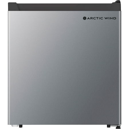 Arctic Wind New Standard 17.5 in W 1.6-Cu. ft. Energy Star Compact Refrigerator with Freezer  Silver