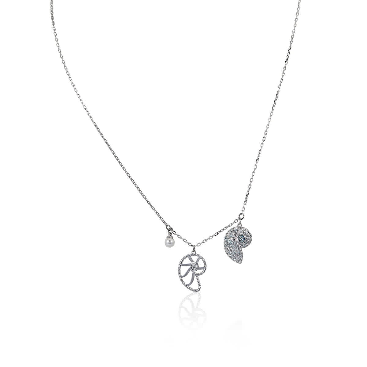 Swarovski Ladies Nautls Rhodium-plated 