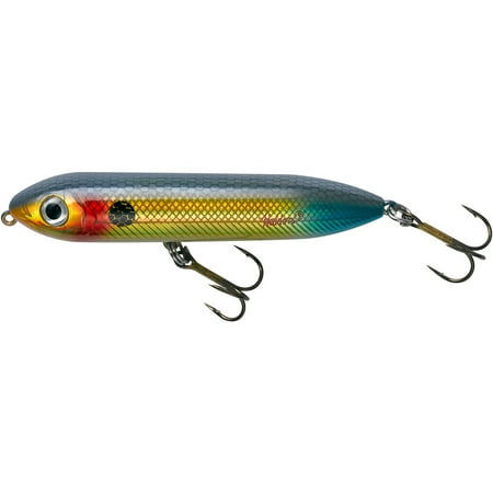 UPC: 0025436020774 | Heddon Super Spook Jr Topwater Wounded Shad 3 1/2 1/2 oz.