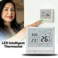 thumbnail image 2 of Riwcyla WiFi Smart Thermostat 5+2 Programmable 3A Water Heating Voice Control Thermostat DIY Install LCD Display Smart Temperature Controller Digital Thermostat Compatible with and Assistant for, 2 of 6