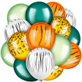 thumbnail image 1 of Globos Liliful Jungle para decoración de fiesta, 30 cm, 24 unidades, 1 of 7