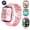 pink*1, variant on Games Smart Watch for Kids 1.83''HD Touch Screen Camera 22 Puzzle Games Sleep Tracker Camera Flashlight Children Gift Applies to 4-12 Year Old -Two Sets(Black+Pink)