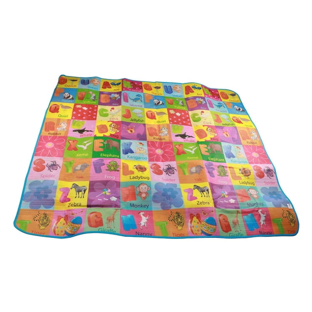 Alfombrilla para gatear plegable impermeable, alfombrilla reversible para gatear para bebés, alfombrilla reversible para gatear para bebés, alfombrilla plegable para juegos para bebés, compacta y ligera