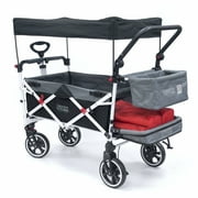 Creative Outdoor Push and Pull Titanium Stroller Wagon Black