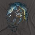 thumbnail image 2 of Batman Bat Cave Women's T Shirt, Charcoal, Small, 2 of 6