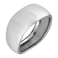 thumbnail image 2 of Women's Welry Cushion Band Ring in Sterling Silver, Size 9, 2 of 4