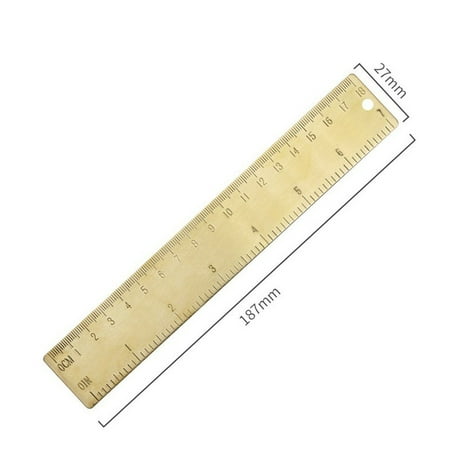 

Mini Retro Brass Ruler Triangle Ruler Protractor Measure Tools Cartography Ruler