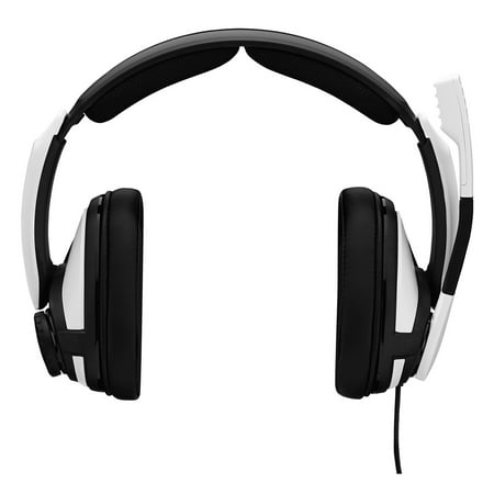 EPOS - GSP 301 Closed Acoustic Gaming Headset with noise canceling microphone - Black & White