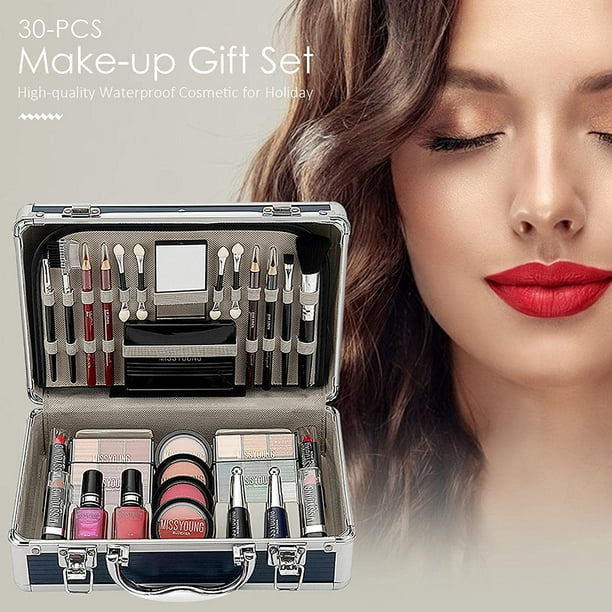 Kit de Maquillage pour Femmes Kit Complet, Boîte-Cadeau Tout-en-un, Coffret  de Cosmétiques de Beauté Comprennent Ensemble de Pinceaux de Maquillage