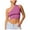 Pink tank tops, variant on Wycnly Summer Tank Tops Plain Slash Neck Sleeveless T Shirts for Women Ladies Solid One Shoulder Knitted Ribbed Cropped Tops Vest Pink s Under $5