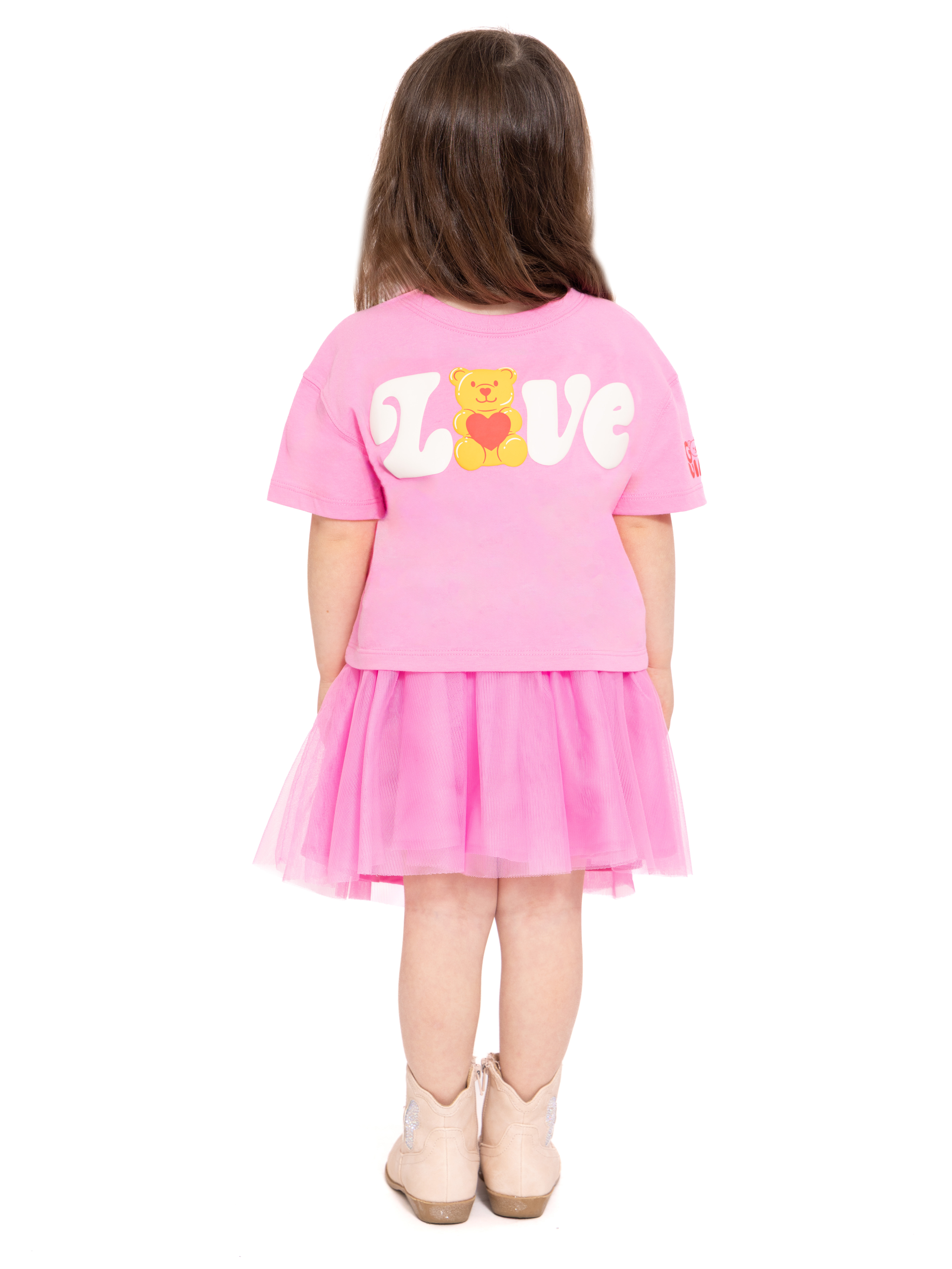 Valentine's Day Toddler Girls Graphic Crewneck Top and Skirt Set from Way to Celebrate, Sizes 12M-5T