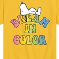 thumbnail image 3 of Peanuts - Dream In Color - Toddler & Youth Short Sleeve Graphic T-Shirt, 3 of 6