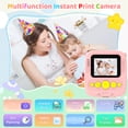 thumbnail image 2 of MARVUE Instant Print Camera, Digital Video Cameras for Toddler Girls Age 6-12, Pink, 2 of 7