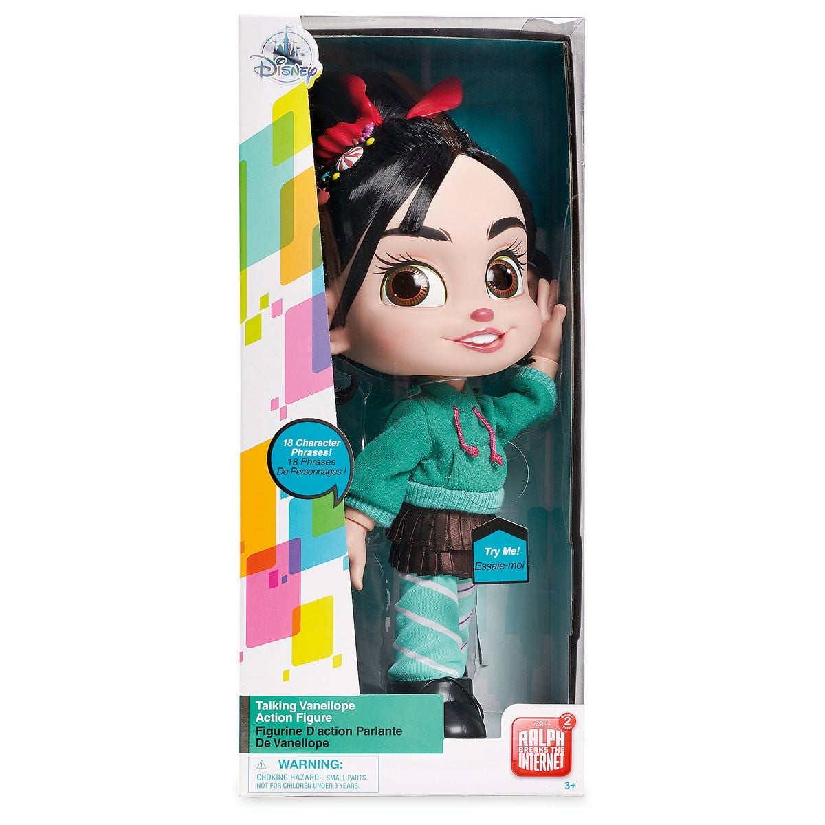 Disney Wreck-it-Ralph Sugar Rush Vanellope Von Schweetz Figure 4'' Doll