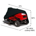 thumbnail image 4 of Cubierta para cortadora de césped para exteriores, impermeable, resistente, poliéster 210D, protección UV Oxford, cubierta para Tractor de césped, se adapta a cubiertas, 4 of 5