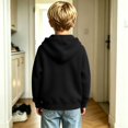 thumbnail image 3 of Abcomgle Boys Zip Up Jacket with Hood Waffle Knit Full-Zip Jacket for Boys Raglan Long Sleeves Jacket Sweatshirt Boy Trendy Fall Hooded Hoodies for Boys with Pockets, 3 of 6