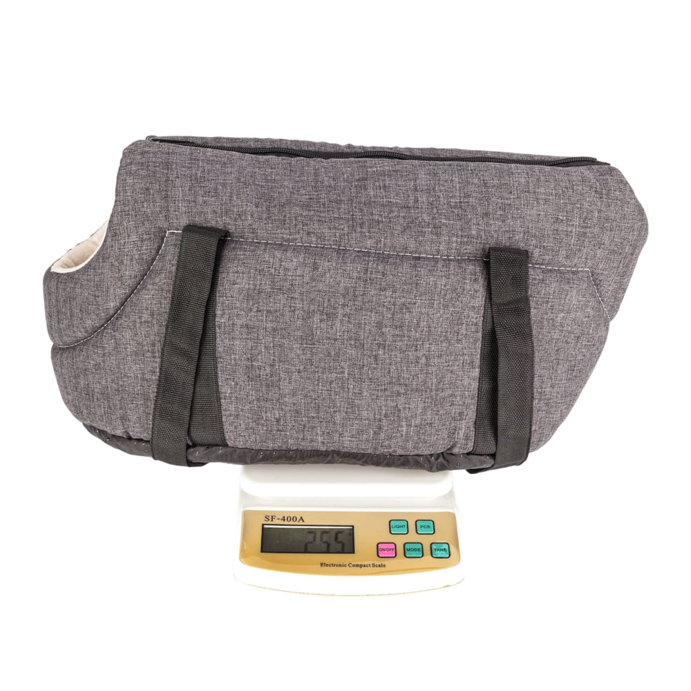 Light Pet Carrier Cat / Dog Comfort Travel Bag Gray S