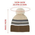 thumbnail image 4 of BXJX Warm Beanie Hats for Men Women- Knit Cuffed Ski Cap Fleece Lined Beanie Unisex Fashion Warm Winter Caps Coffee Size Free Size, 4 of 4